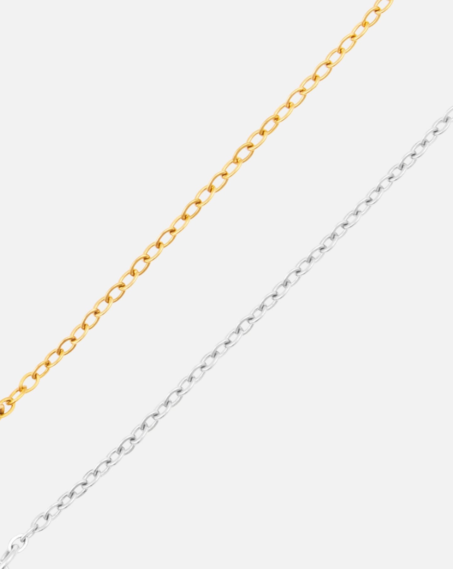 Sober Kursiv Necklace Silver/Gold